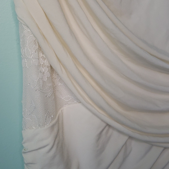 BCBGMaxazria "Renay" Off White Bodycon Dress - Picture 6 of 16